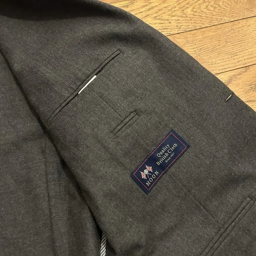 J Crew Ludlow Moon Cloth Wool Blend Blazer Suit Jacket Slim 42R